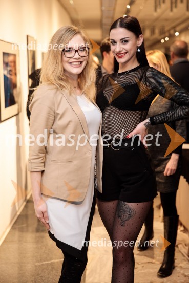  Iris Avdić, Playboy zajčica;  Marjanca Polutnik, fotomodel, osebna trenerka, zmagovalka šova ExatlonOdprtje fotografske razstave Aleša Bravničarja z naslovom Boginje