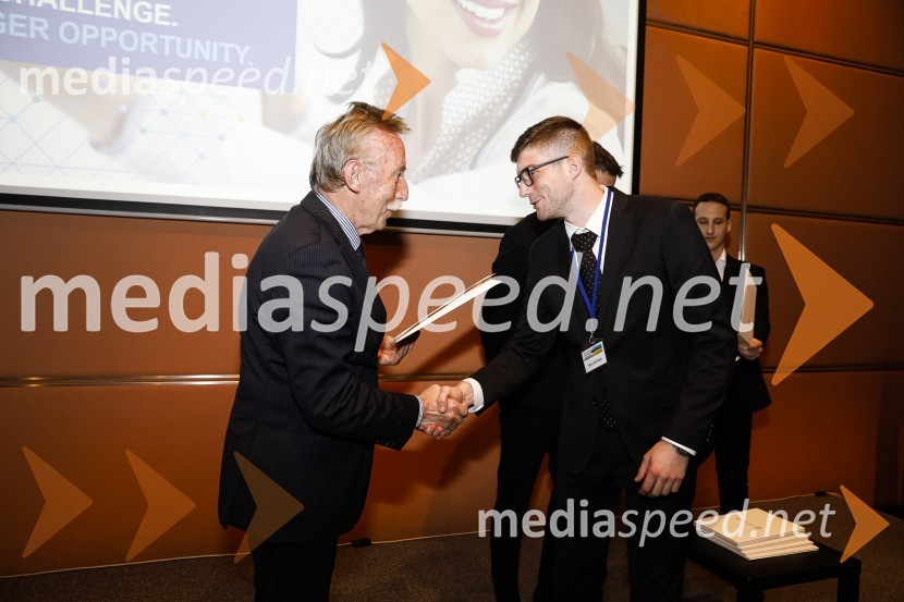 dr. France Arhar, prvi guverner Banke Slovenije;  Fran Luke  VrbanićCFA Institute Research Challenge 2020