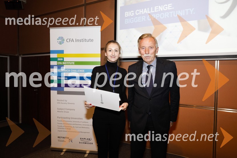  ... ; dr. France Arhar, prvi guverner Banke SlovenijeCFA Institute Research Challenge 2020