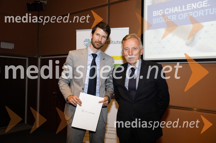  Blaž Hribar, CFA, sodnik; dr. France Arhar, prvi guverner Banke SlovenijeCFA Institute Research Challenge 2020
