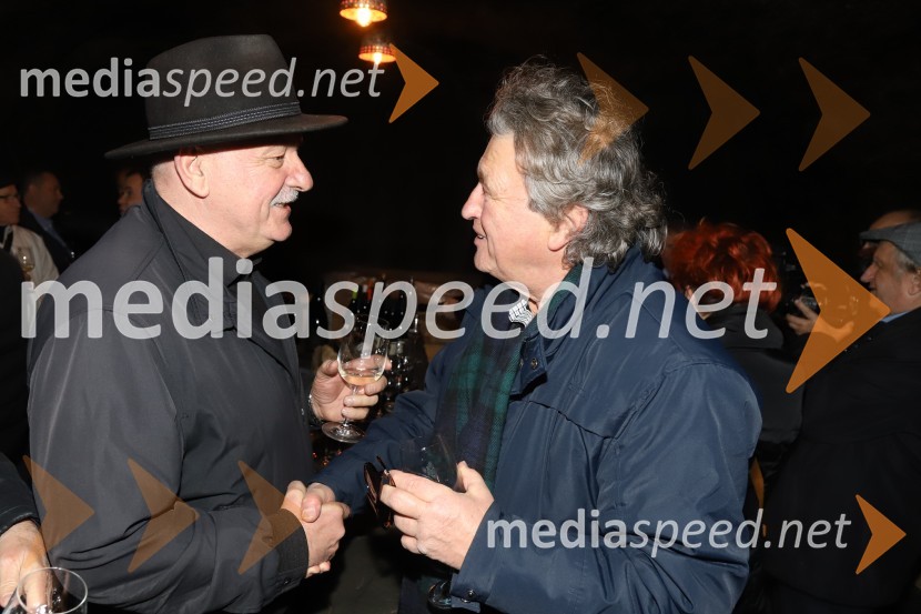  Jože Imperl, podjetnik;  Ivo MojzerSrečanje muzikantov na izletniški kmetiji Mikuž