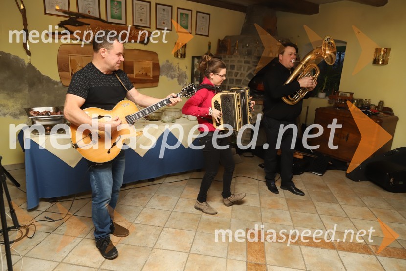  Mike Orešar, Igor in Zlati zvoki;  Tamara  Vandur , harmonika;  Branko Novak, Nobis pohištvo, d.o.o.Srečanje muzikantov na izletniški kmetiji Mikuž