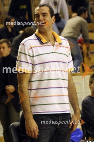 Jasmin Hukić, košarkar Union OlimpijeKošarka: Olimpija - Maccabi Tel Aviv