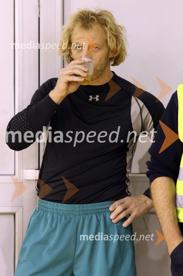 Tomaž Vnuk, hokejistKošarka: Olimpija - Maccabi Tel Aviv