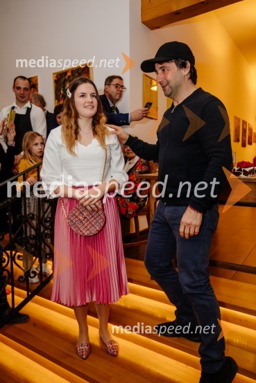  Vaneja Steyer, Steyer Vina;  Tomaž Kavčič, kuharski mojster, Pri Lojzetu, Zemono, podpredsednik BASSKruh in vino, Tomaž Kavčič in Petar Grašo na posestvu Steyer