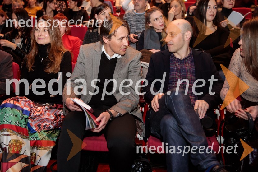  Aleš Šteger, programski direktor, Beletrina;  Rok Klemenčič, art direktor in vodja DX oddelka, Renderspace, d. o. o.Fabula - Otvoritev Festivala literature sveta