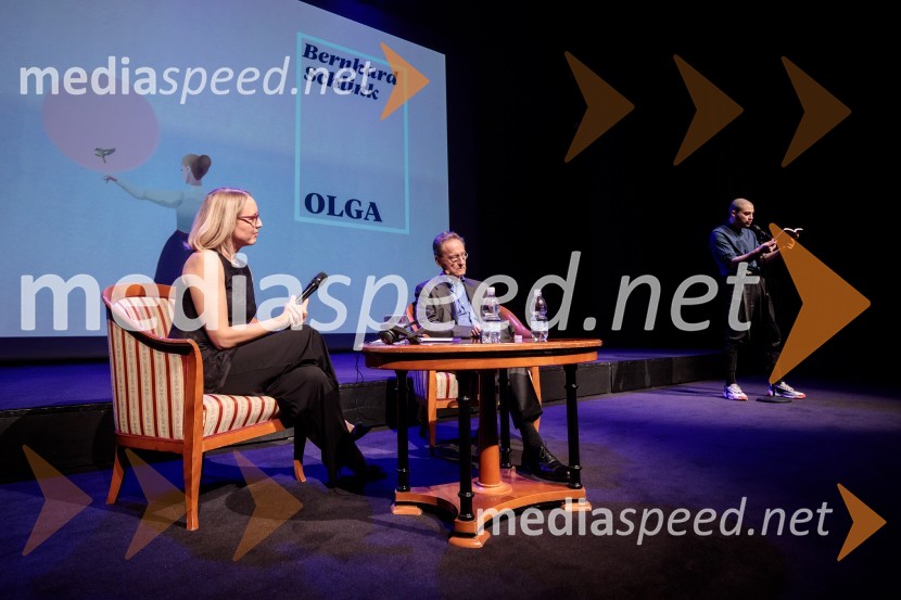  Ksenija Horvat,  novinarka in voditeljica;  Bernhard Schlink, pisateljFabula - Otvoritev Festivala literature sveta