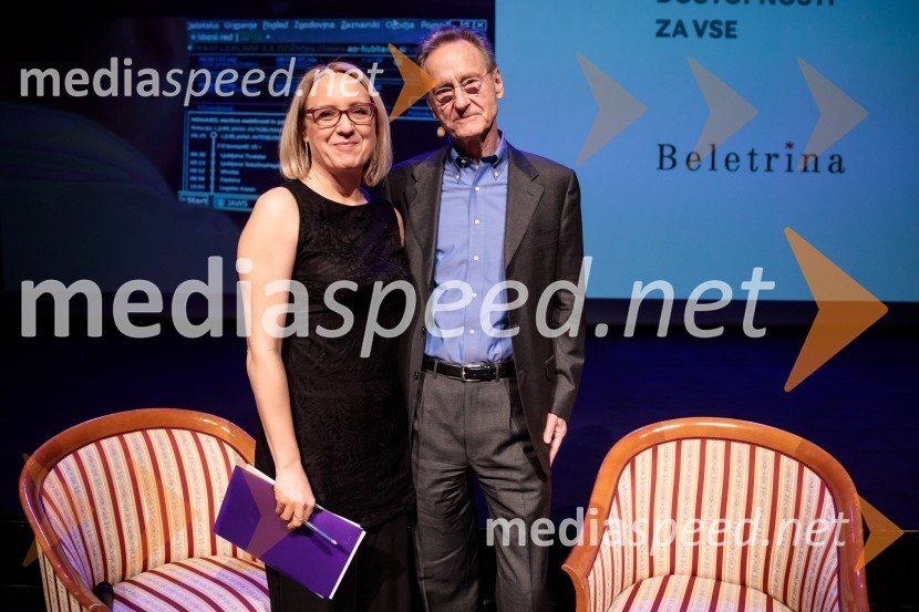  Ksenija Horvat,  novinarka in voditeljica;  Bernhard Schlink, pisateljFabula - Otvoritev Festivala literature sveta