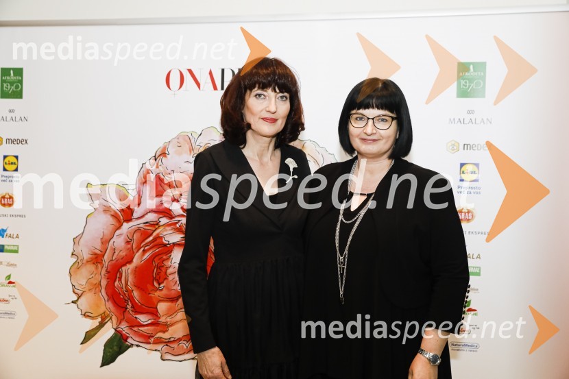  Sabina Obolnar, odgovorna urednica One in Onaplus;  Nataša  Luša, direktorica družbe Delo d.o.o.Ona desetletja je Jožica Maučec Zakotnik