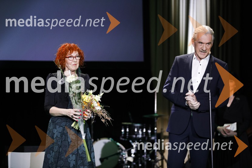  Jožica Maučec Zakotnik,  dr. med. spec., državna sekretarka na ministrstvu za zdravje ;  Slavko Bobovnik, novinar in TV voditeljOna desetletja je Jožica Maučec Zakotnik