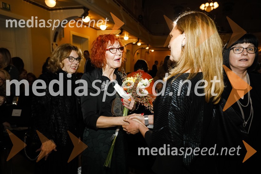  Anita Ogulin, Zveza prijateljev mladine;  Jožica Maučec Zakotnik,  dr. med. spec., državna sekretarka na ministrstvu za zdravje ;  ... ;  Nataša  Luša, direktorica družbe Delo d.o.o.Ona desetletja je Jožica Maučec Zakotnik