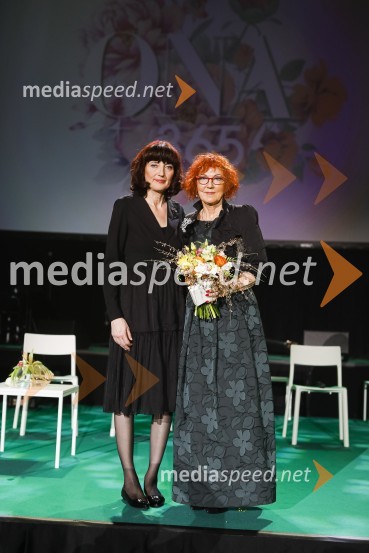  Sabina Obolnar, odgovorna urednica One in Onaplus;  Jožica Maučec Zakotnik,  dr. med. spec., državna sekretarka na ministrstvu za zdravje Ona desetletja je Jožica Maučec Zakotnik