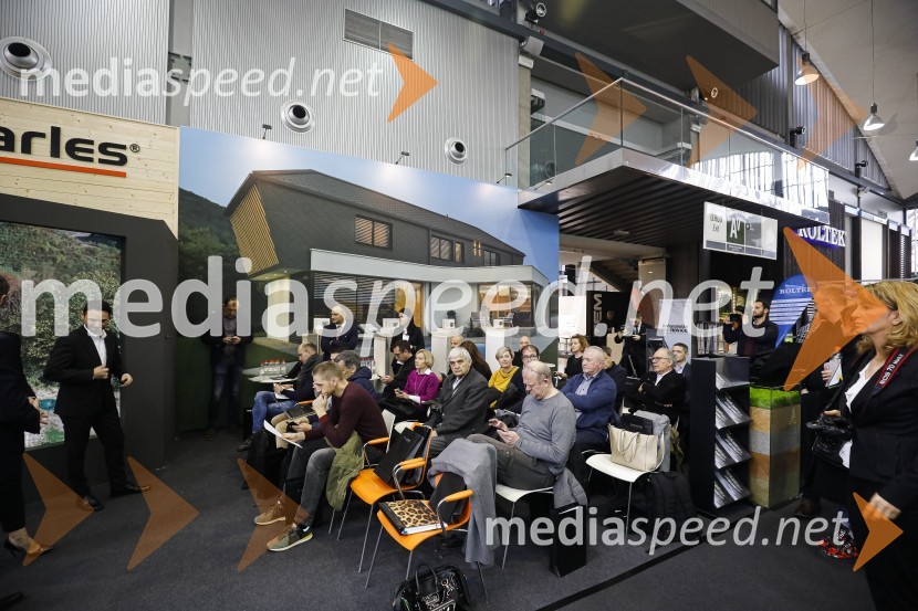 Tiskovna konferenca podjetij Porsche Slovenija in Marles hiše