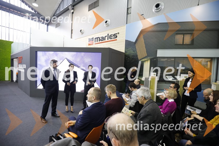 Tiskovna konferenca podjetij Porsche Slovenija in Marles hiše