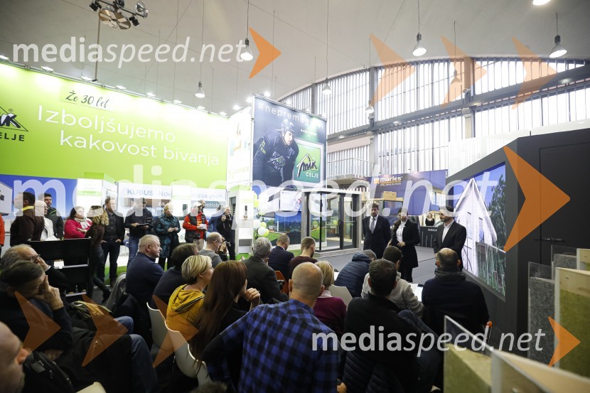 Tiskovna konferenca podjetij Porsche Slovenija in Marles hiše