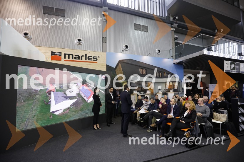 Tiskovna konferenca podjetij Porsche Slovenija in Marles hiše