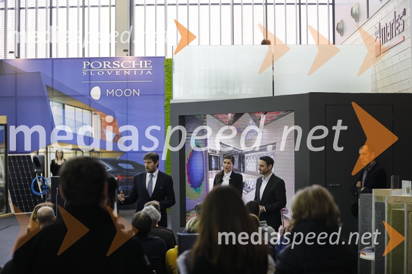 Tiskovna konferenca podjetij Porsche Slovenija in Marles hiše