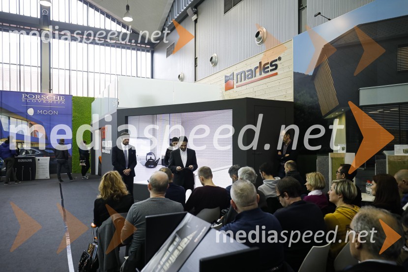 Tiskovna konferenca podjetij Porsche Slovenija in Marles hiše