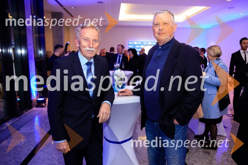 dr. France Arhar, prvi guverner Banke Slovenije;  ... Podelitev priznanja RS za poslovno odličnost