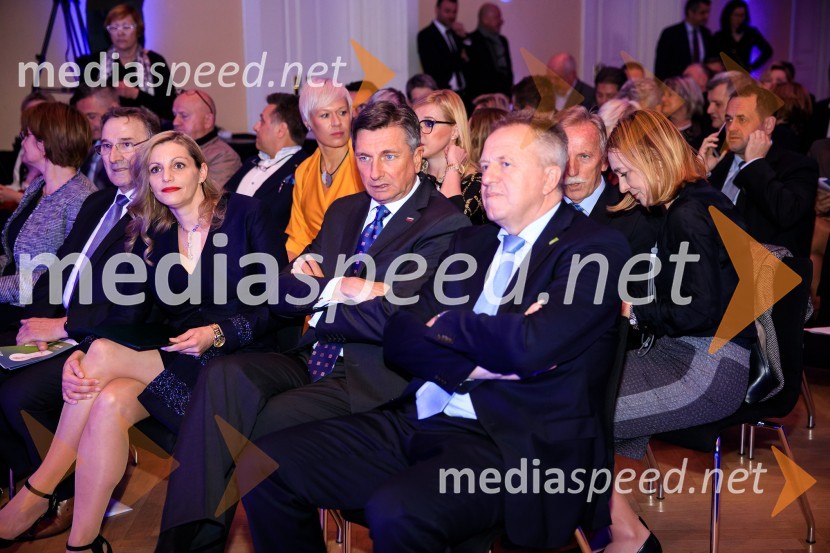  ... ;  Ajda Cuderman, direktorica javne agencije Spirit Slovenija;  Borut Pahor, predsednik Republike Slovenije;  Zdravko Počivalšek, minister za gospodarski razvoj in tehnologijoPodelitev priznanja RS za poslovno odličnost