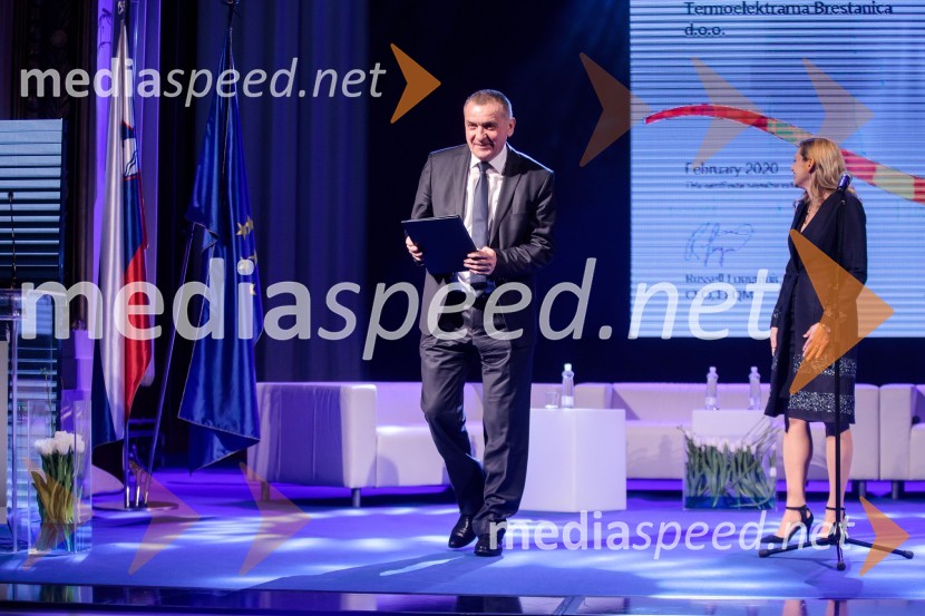  Tomislav Malgaj, direktor Termoelektrarne Brestanica d. o. o.;  Ajda Cuderman, direktorica javne agencije Spirit SlovenijaPodelitev priznanja RS za poslovno odličnost