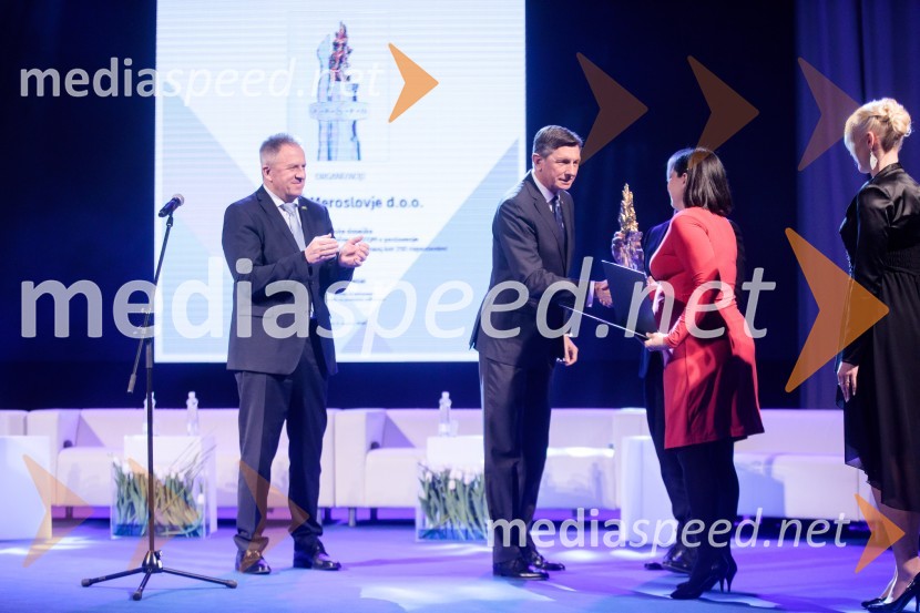  Zdravko Počivalšek, minister za gospodarski razvoj in tehnologijo;  Borut Pahor, predsednik Republike Slovenije;  ... ;  ... Podelitev priznanja RS za poslovno odličnost