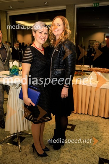 dr. Aida  Kamišalić Latifić,  Fakulteta za elektrotehniko, računalništvo in informatiko, Univerza v Mariboru; dr. Ninna Kozorog, zdravnica, predsednica društva HumanitarčekPodelitev priznanja RS za poslovno odličnost