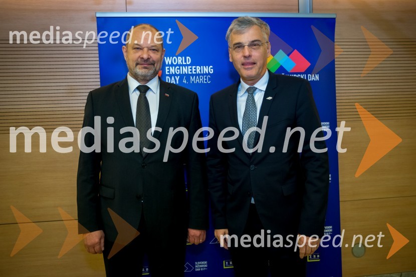  Alojz  Kovšca, predsednik Državnega sveta Republike Slovenije; mag. Črtomir Remec, direktor Stanovanjskega sklada RSSlovenski inženirski dan