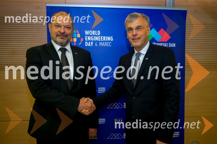  Alojz  Kovšca, predsednik Državnega sveta Republike Slovenije; mag. Črtomir Remec, direktor Stanovanjskega sklada RSSlovenski inženirski dan