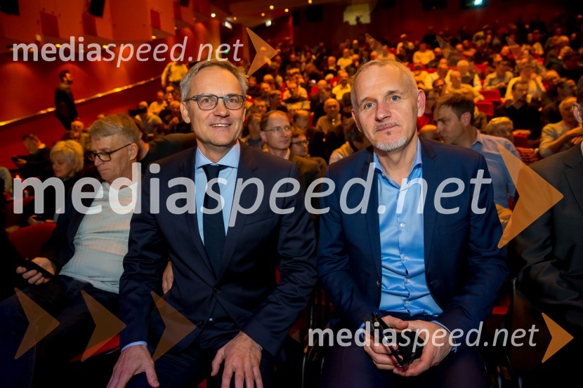  Angelo Žigon, direktor podjetja Elea iC d.o.o;  Michael Proprenter, glavni direktor za področje predorogradnje podjetja iC consulenten Ziviltechniker GesmbHSlovenski inženirski dan