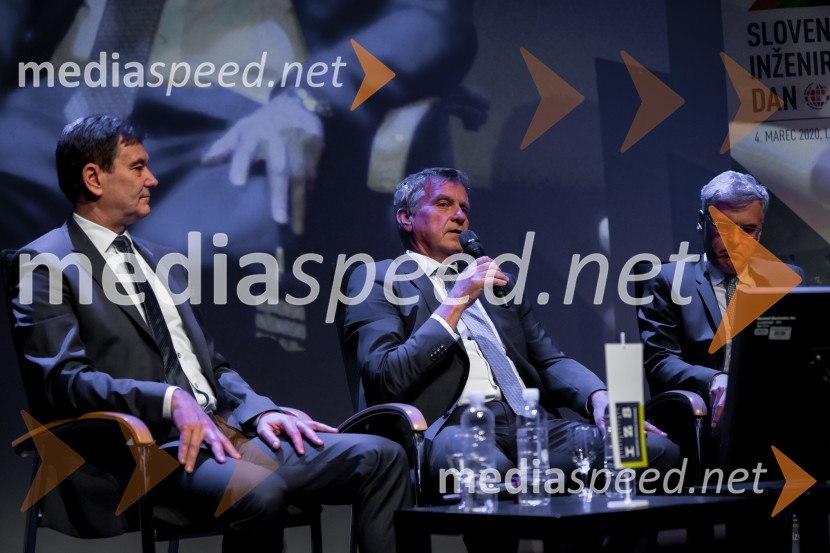  Marko Brezigar, 2TDK;  Bogdan Barbič, direktor družbe HESS; mag. Črtomir Remec, direktor Stanovanjskega sklada RSSlovenski inženirski dan
