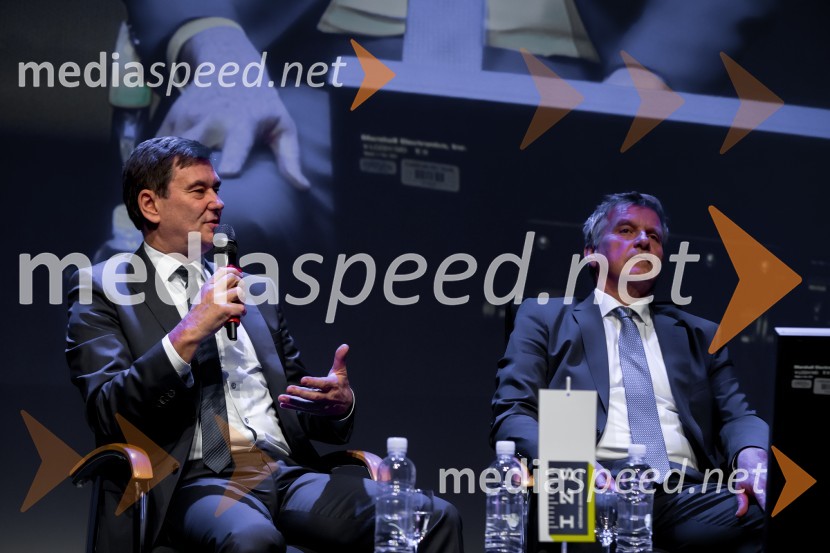  Marko Brezigar, 2TDK;  Bogdan Barbič, direktor družbe HESSSlovenski inženirski dan