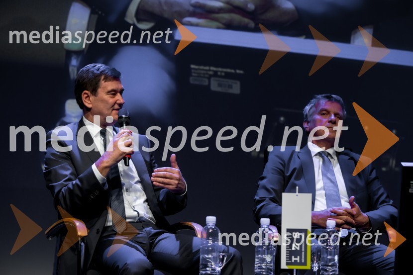  Marko Brezigar, 2TDK;  Bogdan Barbič, direktor družbe HESSSlovenski inženirski dan