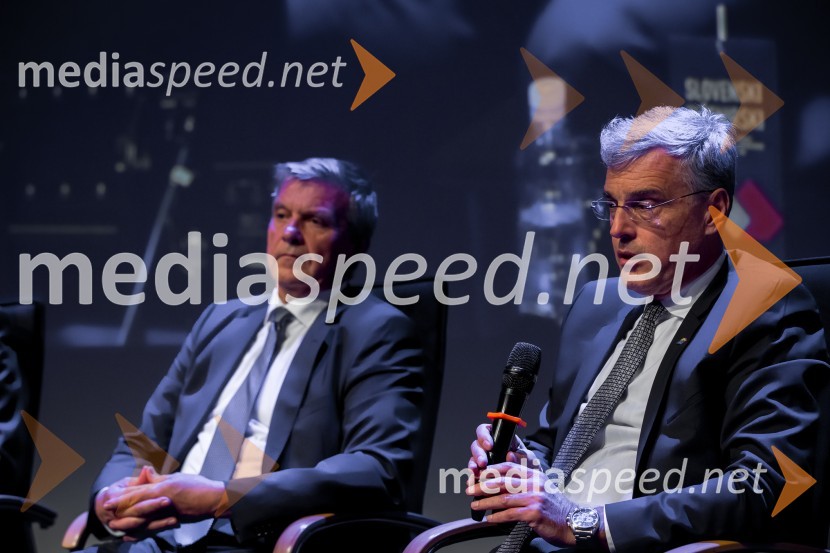  Bogdan Barbič, direktor družbe HESS; mag. Črtomir Remec, direktor Stanovanjskega sklada RSSlovenski inženirski dan