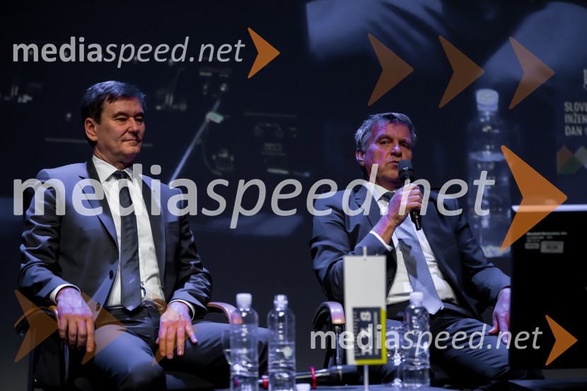  Marko Brezigar, 2TDK;  Bogdan Barbič, direktor družbe HESSSlovenski inženirski dan