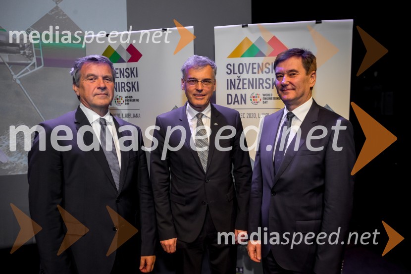 Bogdan Barbič, direktor družbe HESS; mag. Črtomir Remec, direktor Stanovanjskega sklada RS;  Marko Brezigar, 2TDKSlovenski inženirski dan