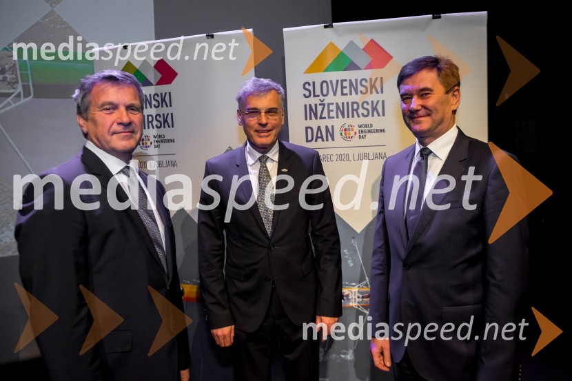  Bogdan Barbič, direktor družbe HESS; mag. Črtomir Remec, direktor Stanovanjskega sklada RS;  Marko Brezigar, 2TDKSlovenski inženirski dan