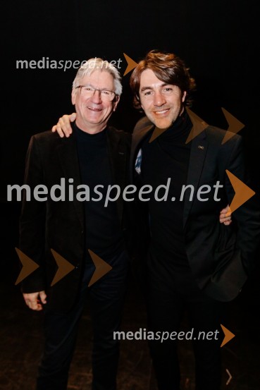  Vojko Vidmar, nekdanji baletnik;  Edward Clug, umetniški direktor, Balet SNG MariborFalling Angels, premiera baleta v SNG Maribor