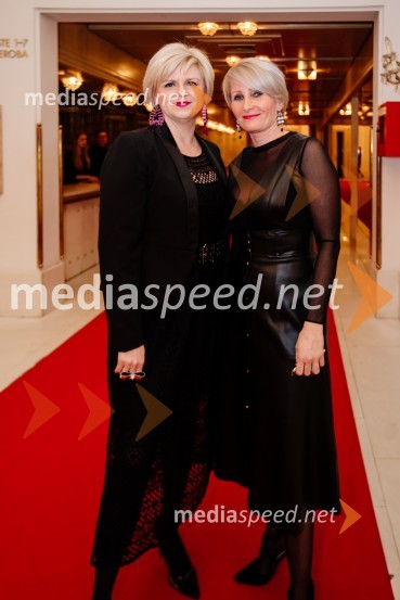  Darja Čižek, marketing SNG Maribor;  Anja  Žižek, marketing SNG MariborFalling Angels, premiera baleta v SNG Maribor