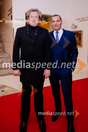  Vladimir  Rukavina Gogo, direktor Narodnega doma Maribor ter direktor Festivala Lent ;  Danilo Rošker, direktor SNG MariborFalling Angels, premiera baleta v SNG Maribor