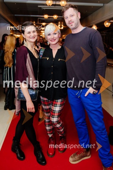  Nina Smerdu;  Ana  Praznik, voditeljica oddaje, Delovna akcija;  Peter AuguštinerFalling Angels, premiera baleta v SNG Maribor