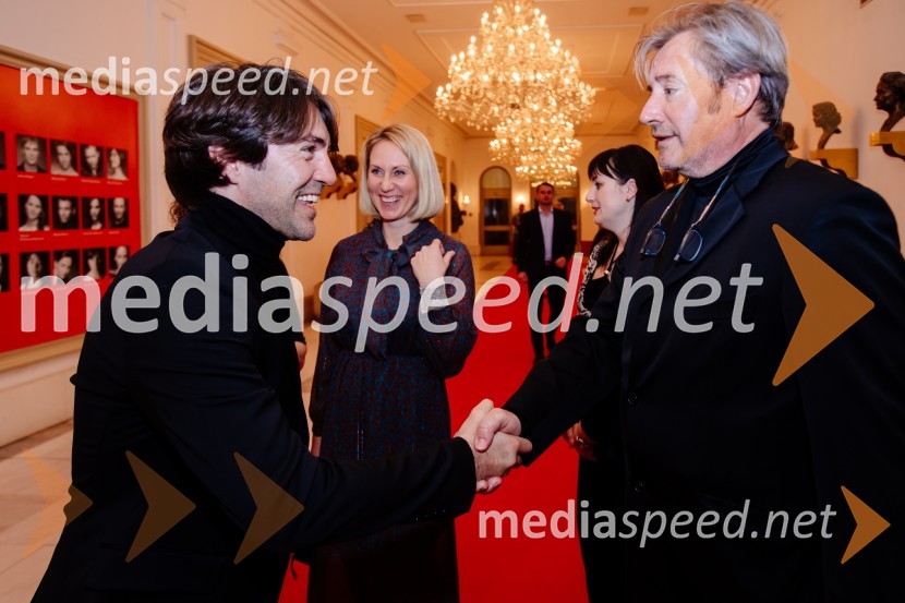  Edward Clug, umetniški direktor, Balet SNG Maribor;  Mateja Kožuh, producentka Opere in Baleta SNG Maribor, akordeonistka;  Vladimir  Rukavina Gogo, direktor Narodnega doma Maribor ter direktor Festivala Lent Falling Angels, premiera baleta v SNG Maribor