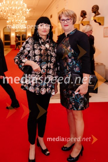 mag.  Helena  Cvikl, generalna direktorica direktorata za turizem - MGRT;  Lidija Divjak Mirnik, direktorica Študentskih domov UM, nekdanja mestna svetnica MOM (LPR)Falling Angels, premiera baleta v SNG Maribor