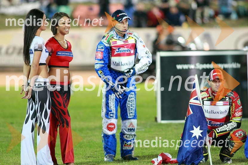 Nicki Pedersen, Danska in Leigh Adams, AvstrijaSPEEDWAY GRAND PRIX 2008, VN Italije 2008, dirka