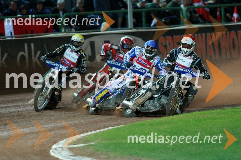 Niels Kristian Iversen, Danska, ..., ... in Andreas Jonsson, ŠvedskaSPEEDWAY GRAND PRIX 2008, VN Italije 2008, dirka