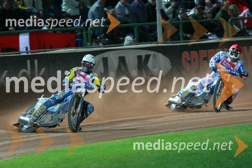 Tomasz Gollob, Poljska in Jason Crump, AvstralijaSPEEDWAY GRAND PRIX 2008, VN Italije 2008, dirka