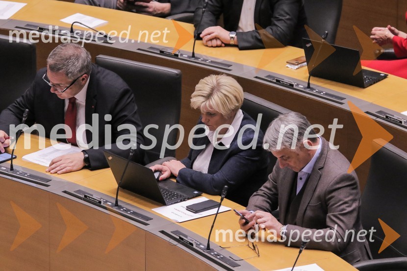 mag. Dejan Židan, predsednik Državnega zbora Republike Slovenije;  ... ;  ... Potrjena 3. Janševa vlada