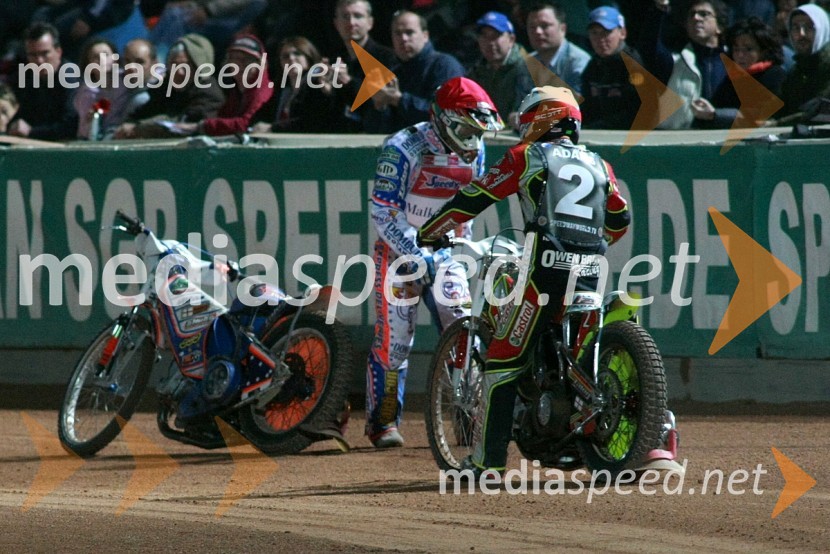 ... in Leigh Adams, AvstralijaSPEEDWAY GRAND PRIX 2008, VN Italije 2008, dirka