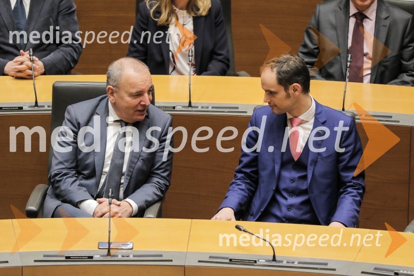  Andrej Šircelj, poslanec SDS;  Anže Logar, poslanec SDS, predsednik Ljubljanskega odbora SDS Potrjena 3. Janševa vlada