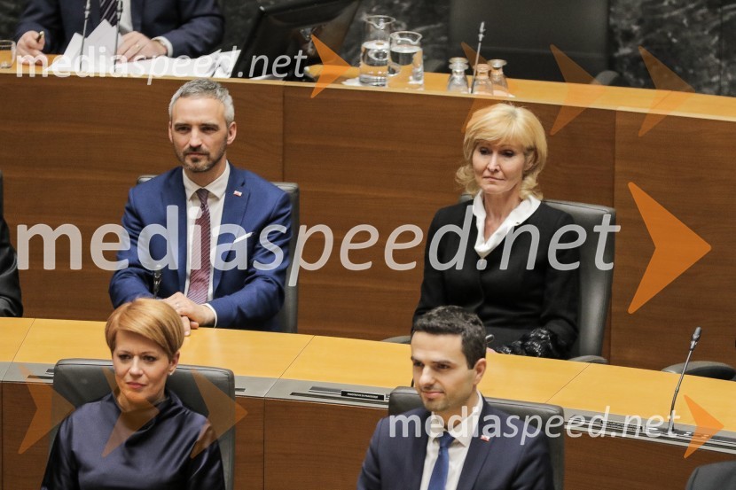 dr. Aleksandra Pivec, ministrica za kmetijstvo, gozdarstvo in prehrano RS, predsednica stranke DESUS;  Janez Cigler Kralj, minister za delo, družino, socialne zadeve in enake možnosti;  Matej Tonin, podpredsednik vlade in minister za obrambo;  Lilijana  Kozlovič , ministrica za pravosodjePotrjena 3. Janševa vlada